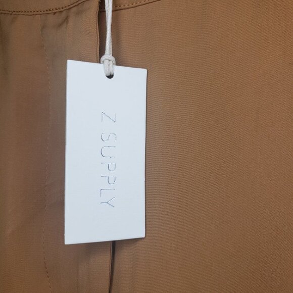 NWT Z Supply Women's Lucy Twill Pleated Front Trouser Pants (1317-19) - Picture 5 of 5